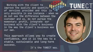 Alex Rosis about TUNECT