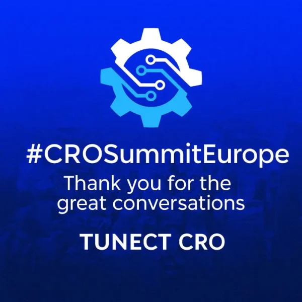 TUNECT CRO at CRO Summit Europe