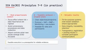 ICH E6(R3) Principles 7-9
